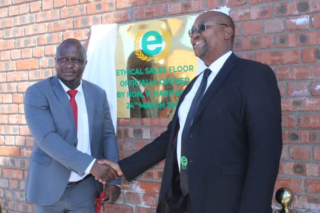 The Ethical Sales Floor plaque unveiled